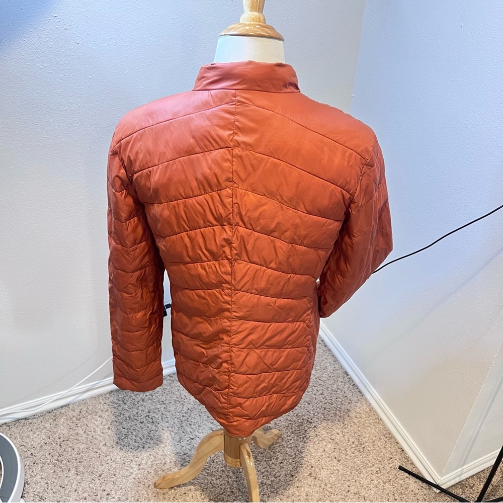 Roxy Vibrant Orange Quilted Jacket - image 7